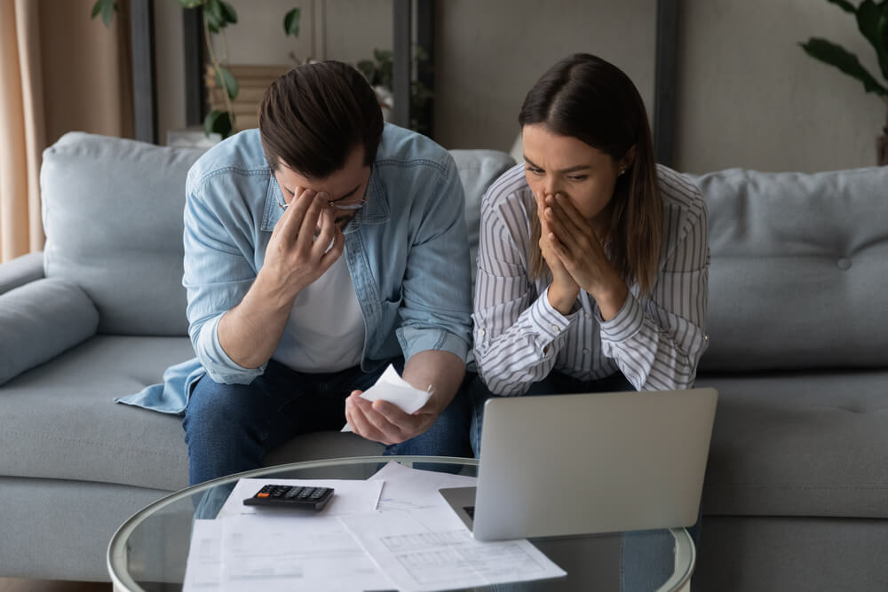 Couple in huge debt